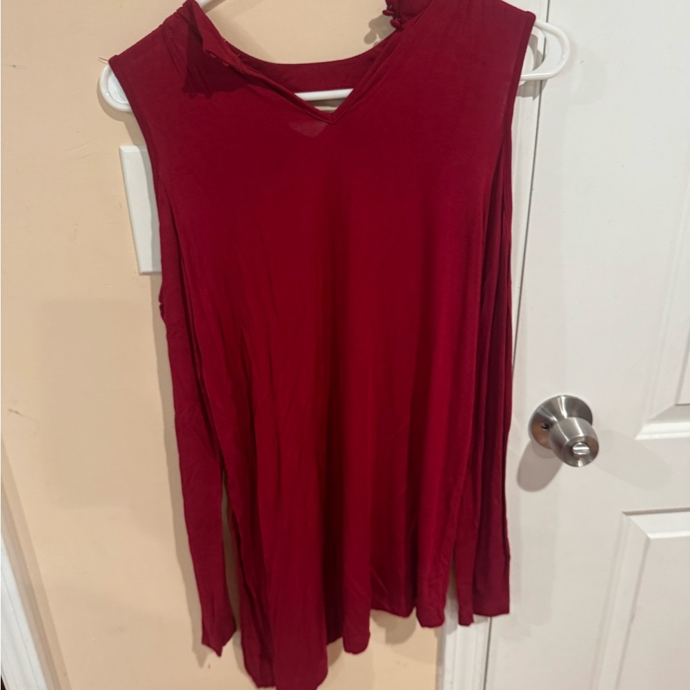Neiman Marcus Crimson  Top